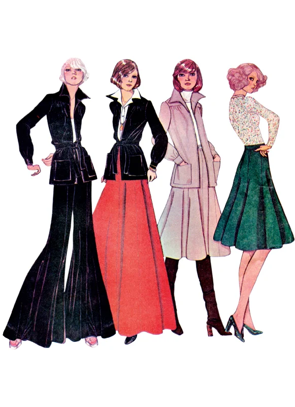 Chic Women's Clothing Online McCalls Vintage Jacket, Skirt & Trousers M8542