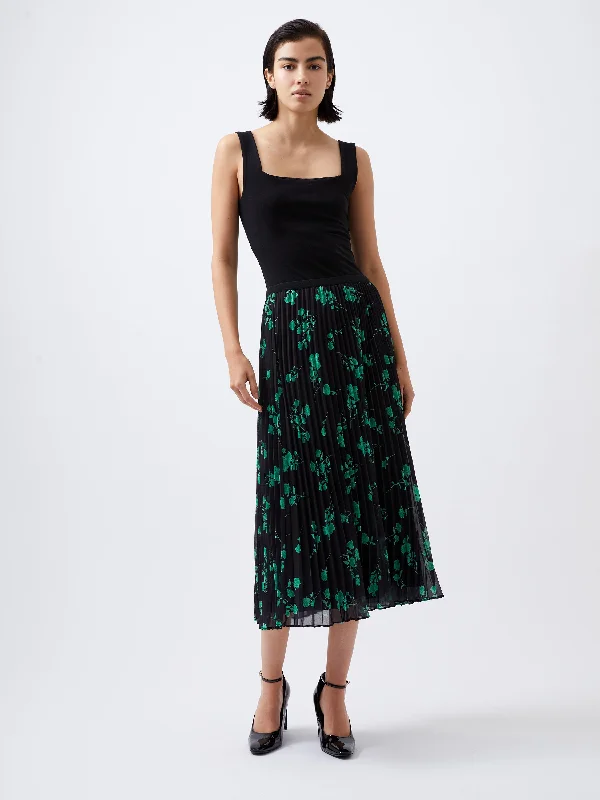 Women's Relaxed Outfit Alessandra Recycled Pleated Skirt