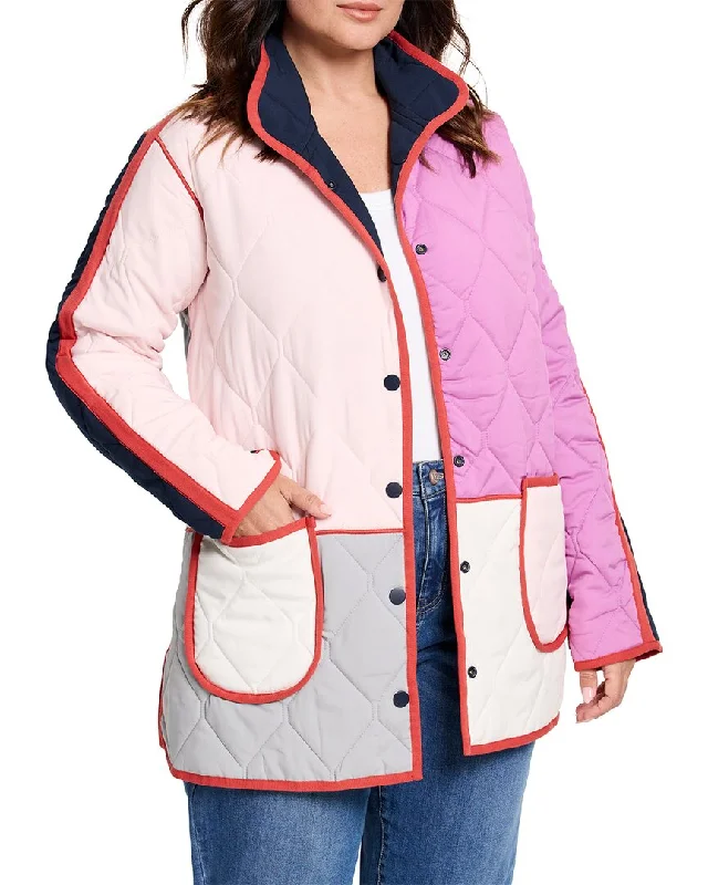 Comfortable Casual Wear NIC + ZOE Mixed Up Quilted Coat