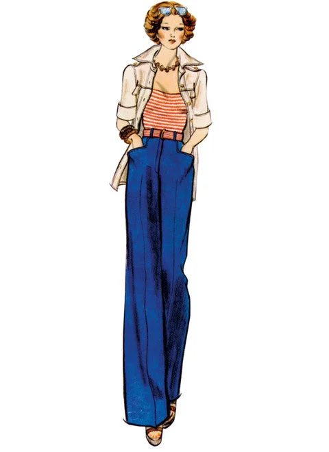 Women's Elegant Apparel Vogue Vintage Jacket & Trousers V1966