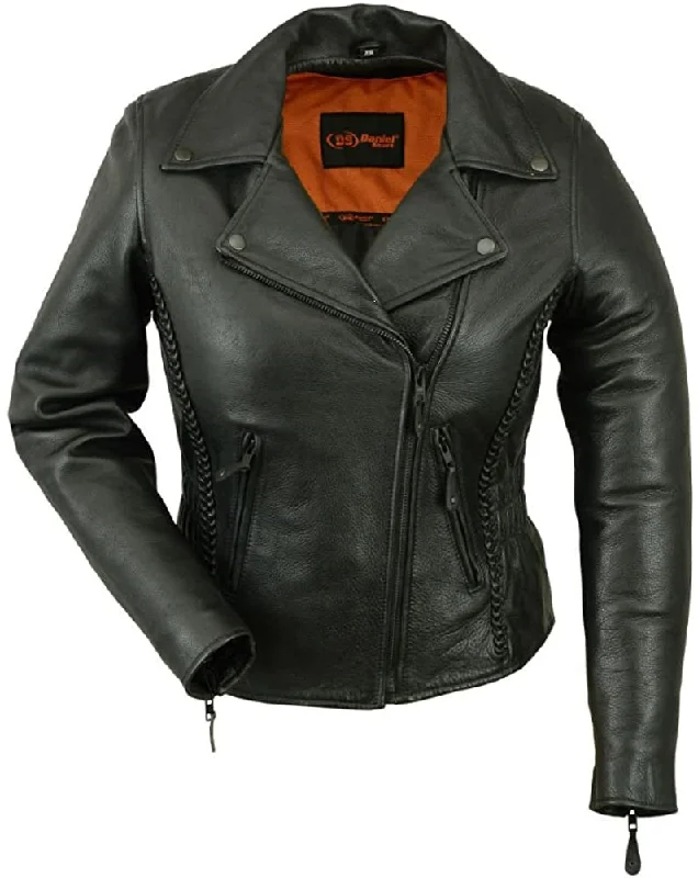 Cheap Women's Clothing Online First Manufacturing DS866 Women’s Black Leather Motorcycle Jacket Cheap Women's Clothing Online First Manufacturing DS866 Women’s Black Leather Motorcycle Jacket