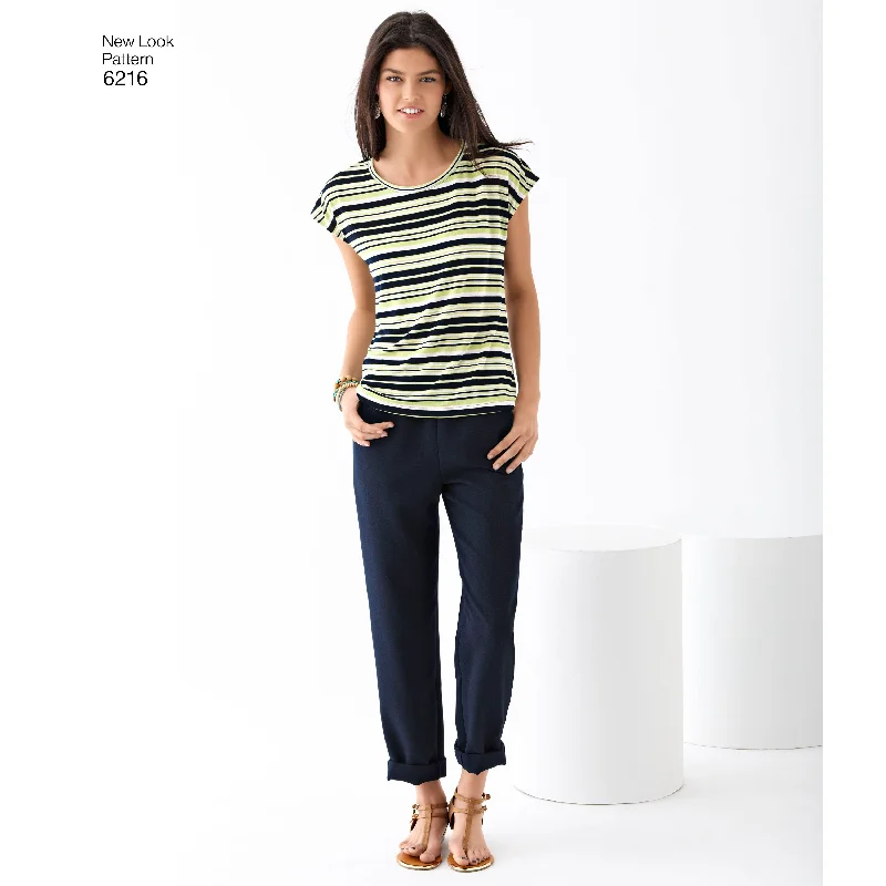 Women's Contemporary Clothing New Look Top and Trousers N6216