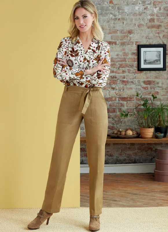 Stylish Women's Garments For Holidays Butterick Trousers B6864