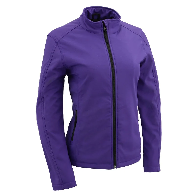 Comfortable Outfit For Women Milwaukee Leather MPL2763 Women's Purple Waterproof Lightweight Shell Jacket Comfortable Outfit For Women Milwaukee Leather MPL2763 Women's Purple Waterproof Lightweight Shell Jacket