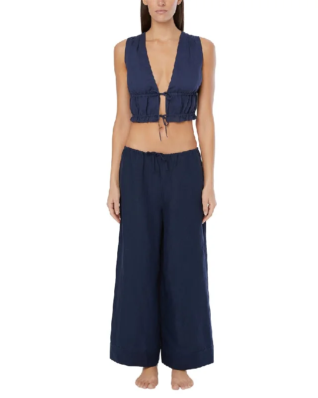 Fashionable Women's Clothes Onia Linen Knit Drawstring Pant