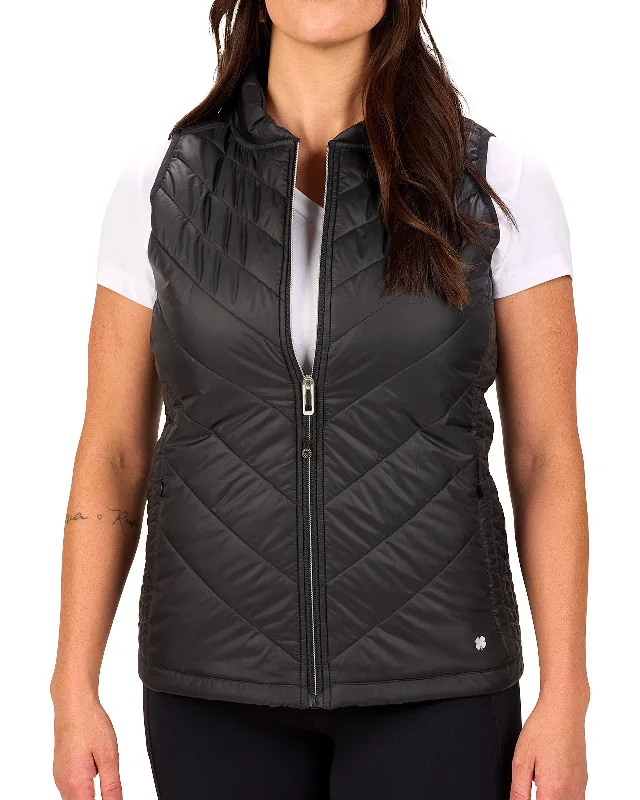 Women's Elegant Evening Attire Demi Quilted Vest