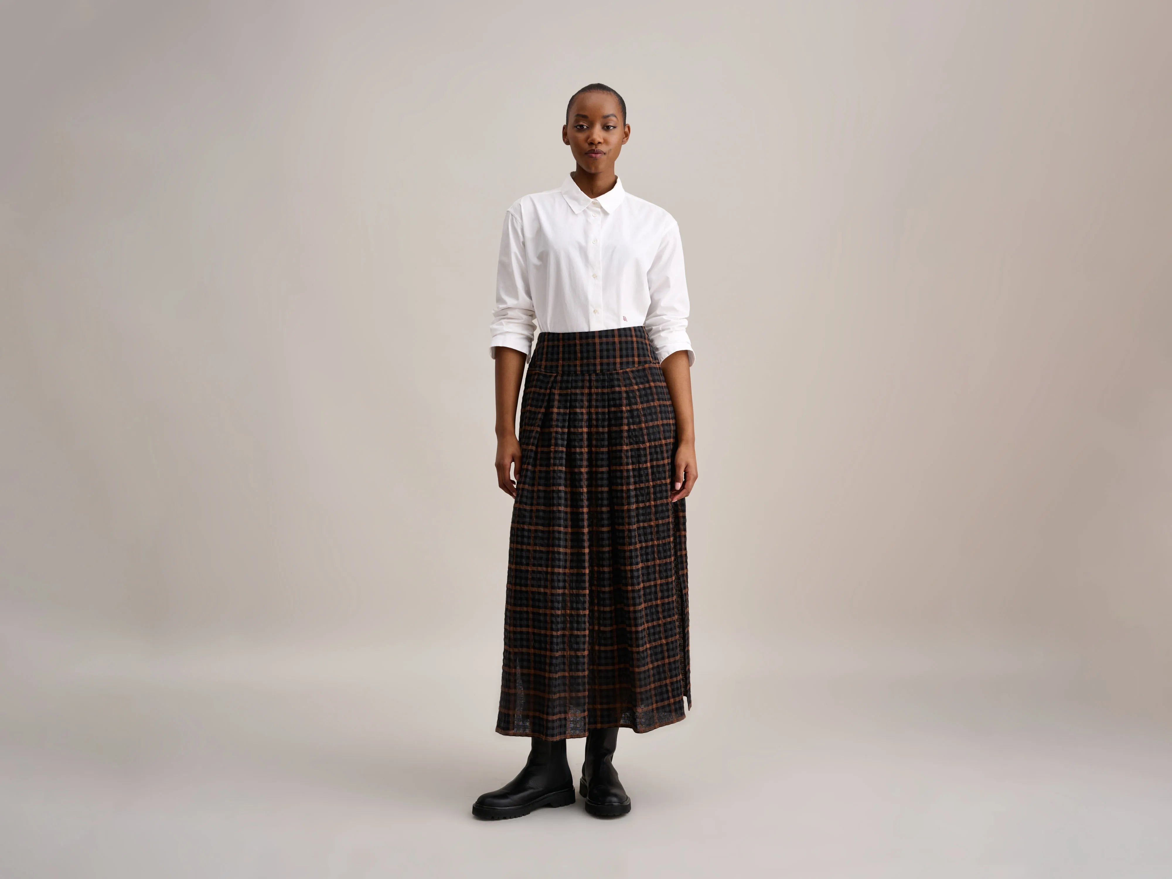 Charming Women's Clothes For Special Events Vinna Skirt (232 / W / CHECK A)