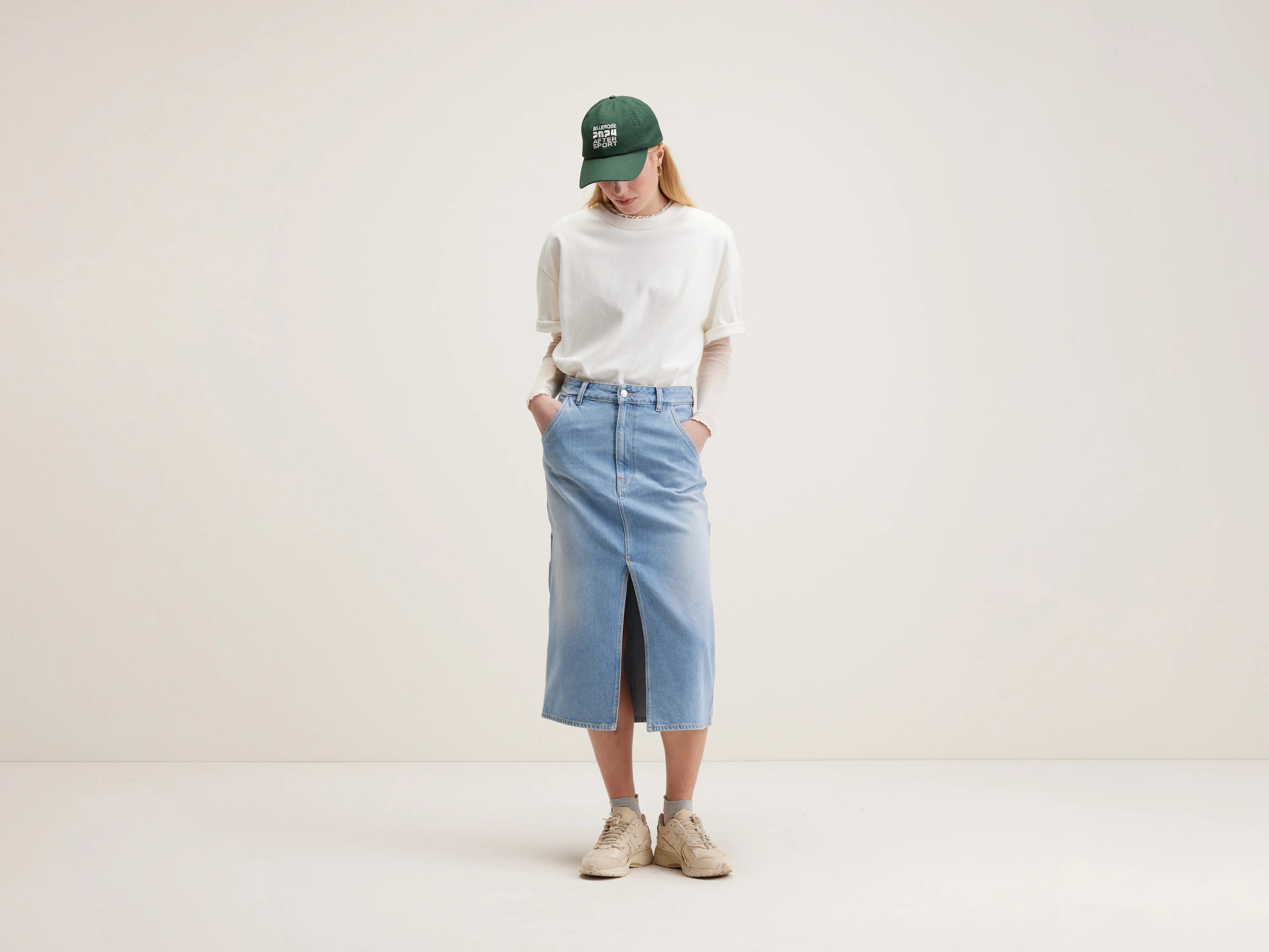 Casual Apparel For Women Pluie midi skirt (242 / W / VINTAGE BLUE)