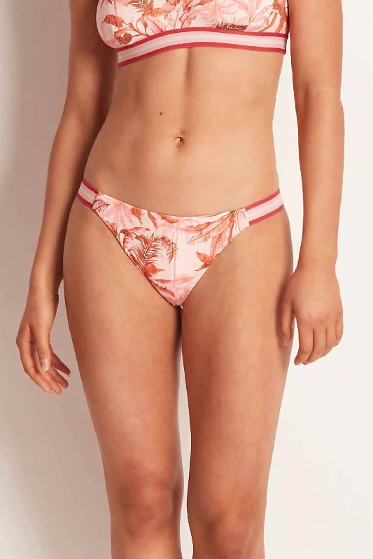 Casual Garments For Women Elastic Side Pant In Bahama