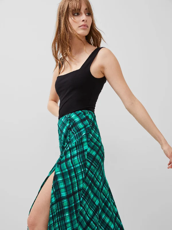 Women's Professional Garments Dani Eco Check Delphine Midi Skirt