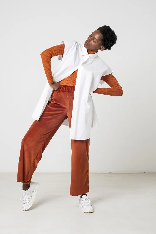 Women's Romantic Outfit Fibre Mood Benita Trousers