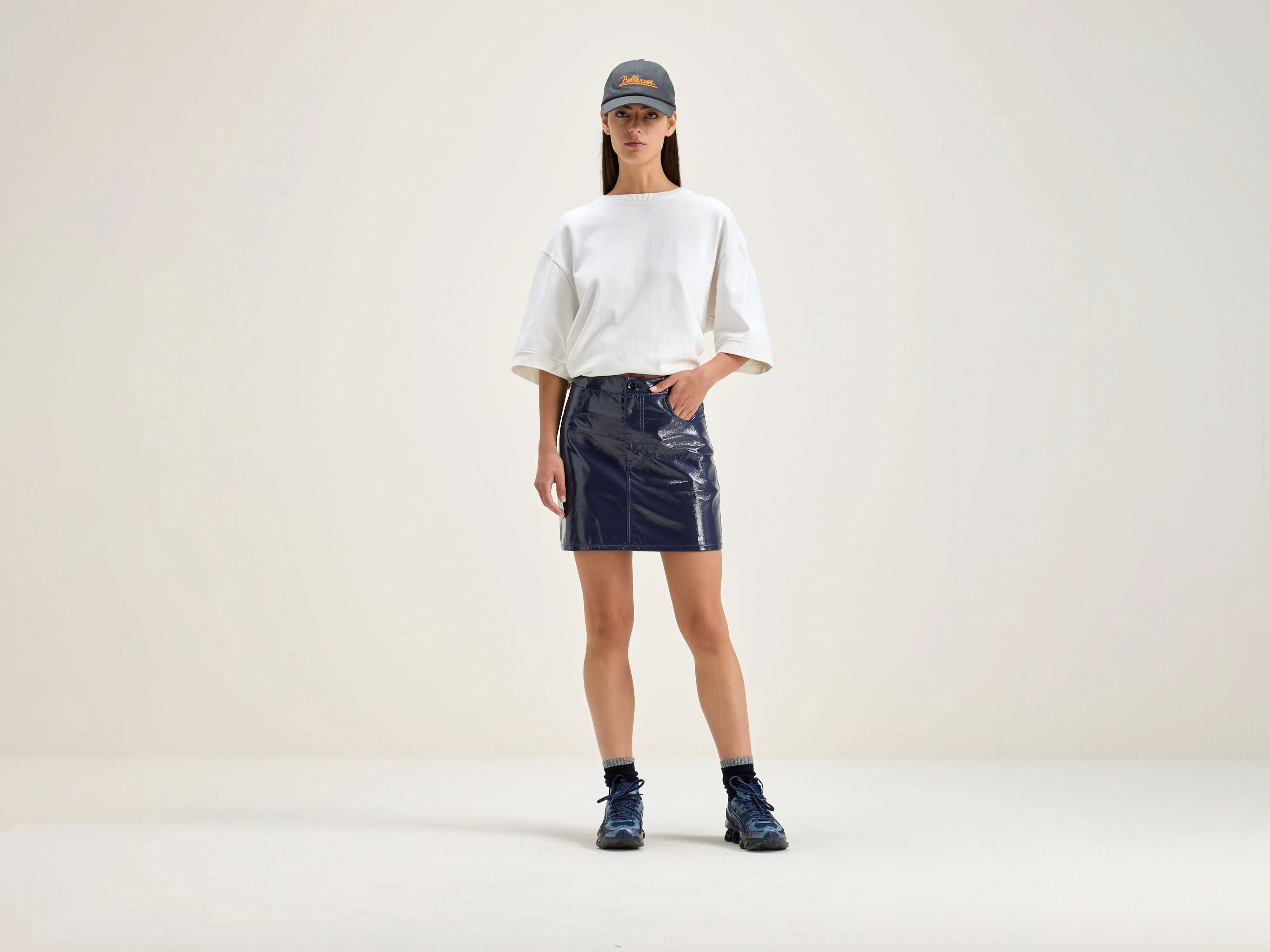 Women's Clothes For Work Sour mini skirt (242 / W / NAVAL)
