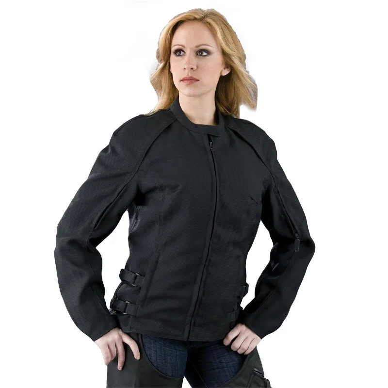 Women's Active Clothing NexGen SH19055 Women's Black Textile Motorcycle Racer Jacket Women's Active Clothing NexGen SH19055 Women's Black Textile Motorcycle Racer Jacket