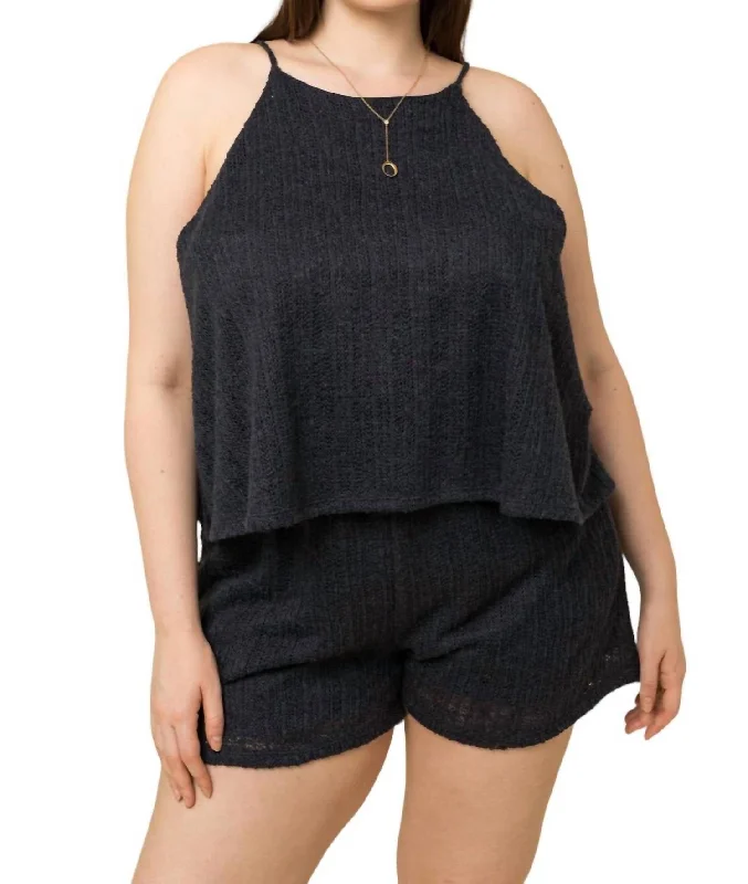 Sale For Women Ahoy Romper - Plus Size In Navy