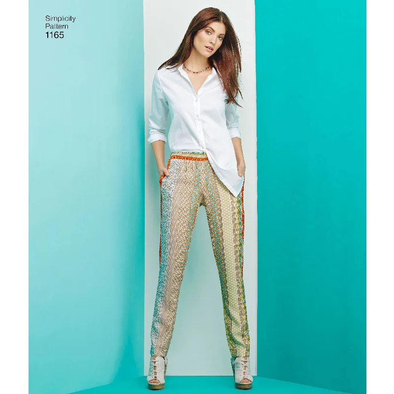 Women's Seasonal Clothing Simplicity Trousers and Shorts S1165