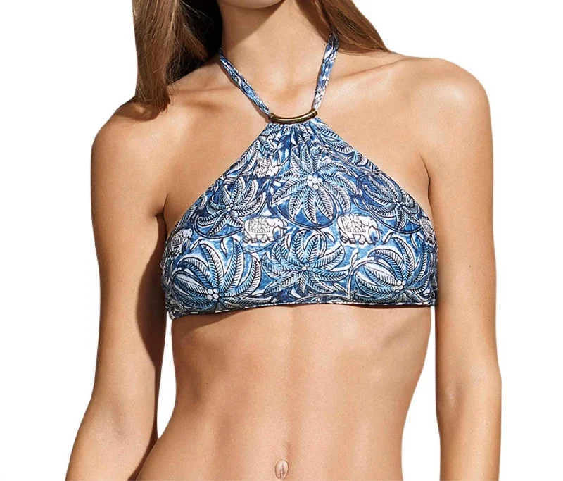 Women's Trendy Casual Outfit Thai High Neck Halter Bikini Top In Jakarta