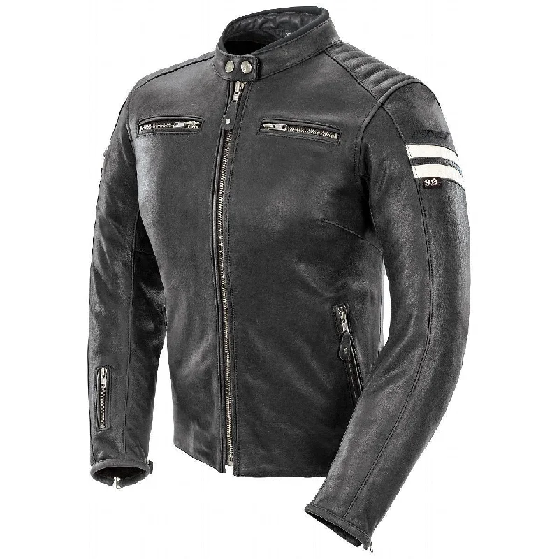 Women's Elegant Evening Outfit Joe Rocket Classic 92 Womens Black and White Leather Jacket Women's Elegant Evening Outfit Joe Rocket Classic 92 Womens Black and White Leather Jacket