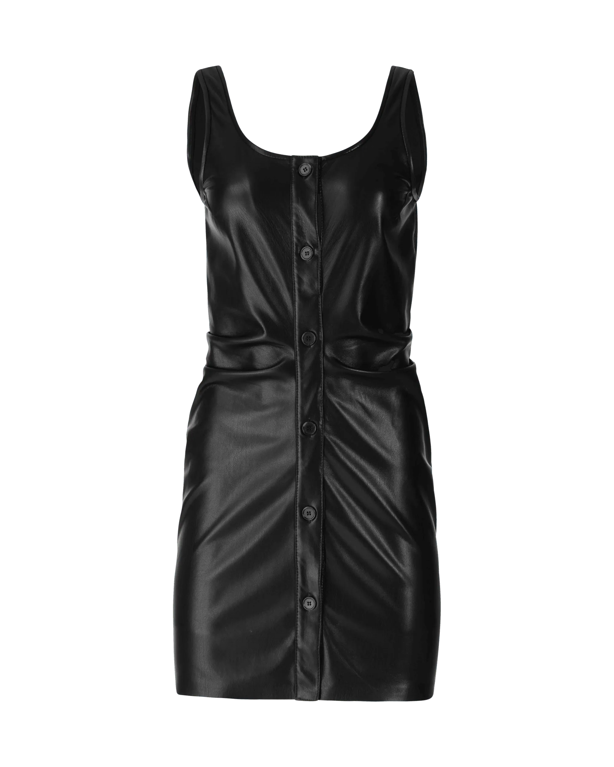 Women's Evening Clothes Ernie Vegan Leather Short Dress