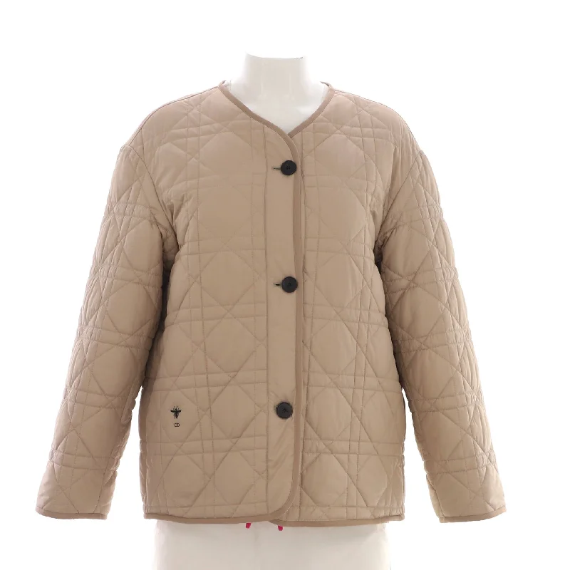 Classic Women's Apparel Women's Reversible Button Up Jacket Cannage Quilt Polyester and Sherpa Fleece