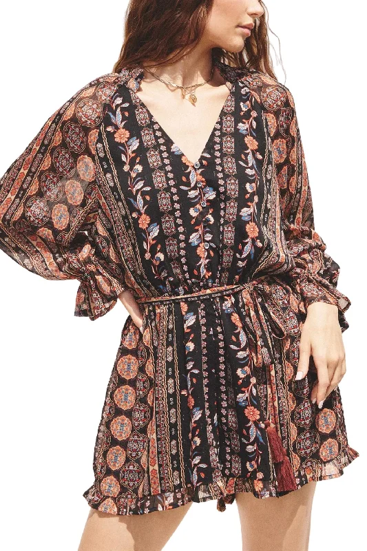 Women's Clothing Brands This Is Your Sign Romper In Black