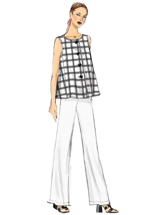 Clothes For Women Vogue Tops and Trousers V9258