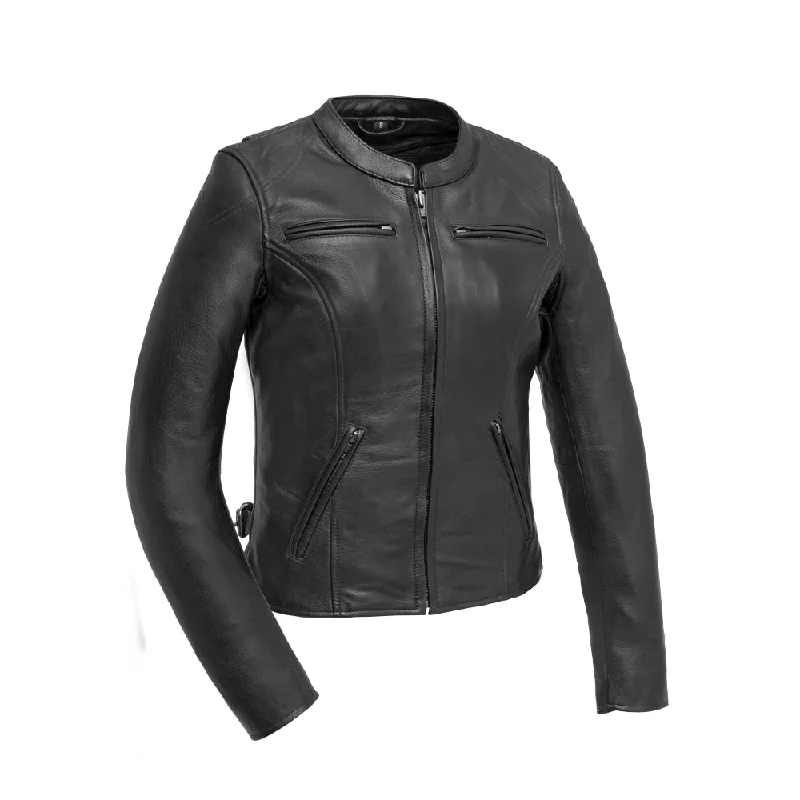 Women's Wedding Apparel Competition - Women's Motorcycle Leather Jacket