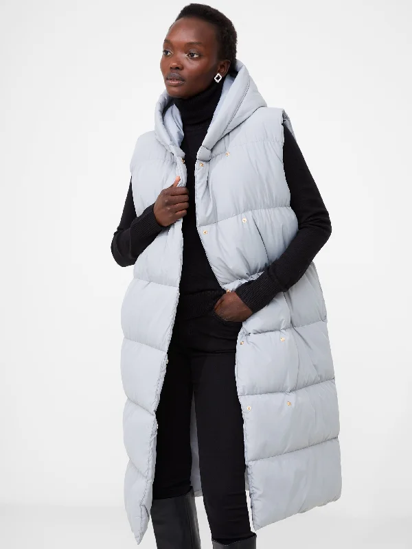 Women's Formal Wear Long Hooded Gilet