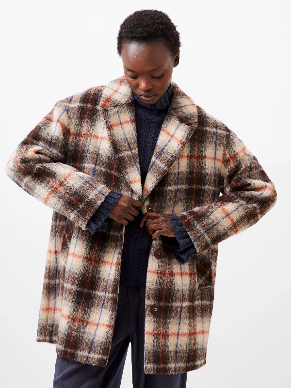 Online Boutique Clothing Blake Check Coat