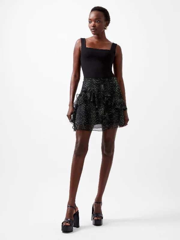 Women's Comfortable Lounge Outfit Grace Artemis Frill Mini Skirt