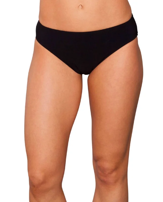 Women's Holiday Attire Women's Hipster Swim Bottom In Black