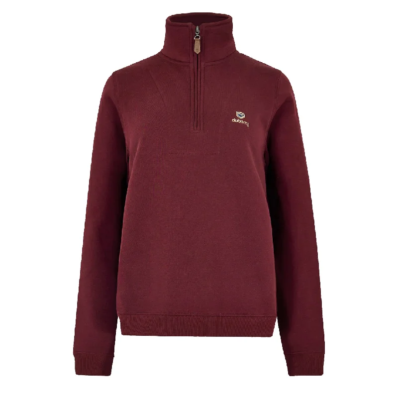 Formal Outfit For Women Dubarry Womens Castlemartyr Quarter Zip Ox Blood