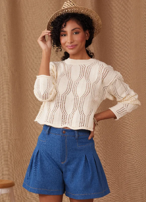 Charming Women's Outfit For Special Occasions Simplicity Shorts & Trousers S9955