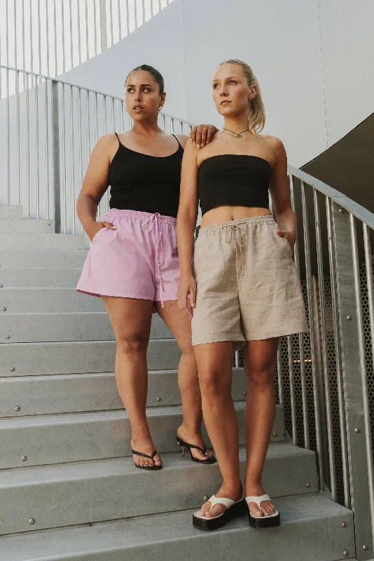 Women's Outerwear Apparel Puff and Pencil Breezy Shorts