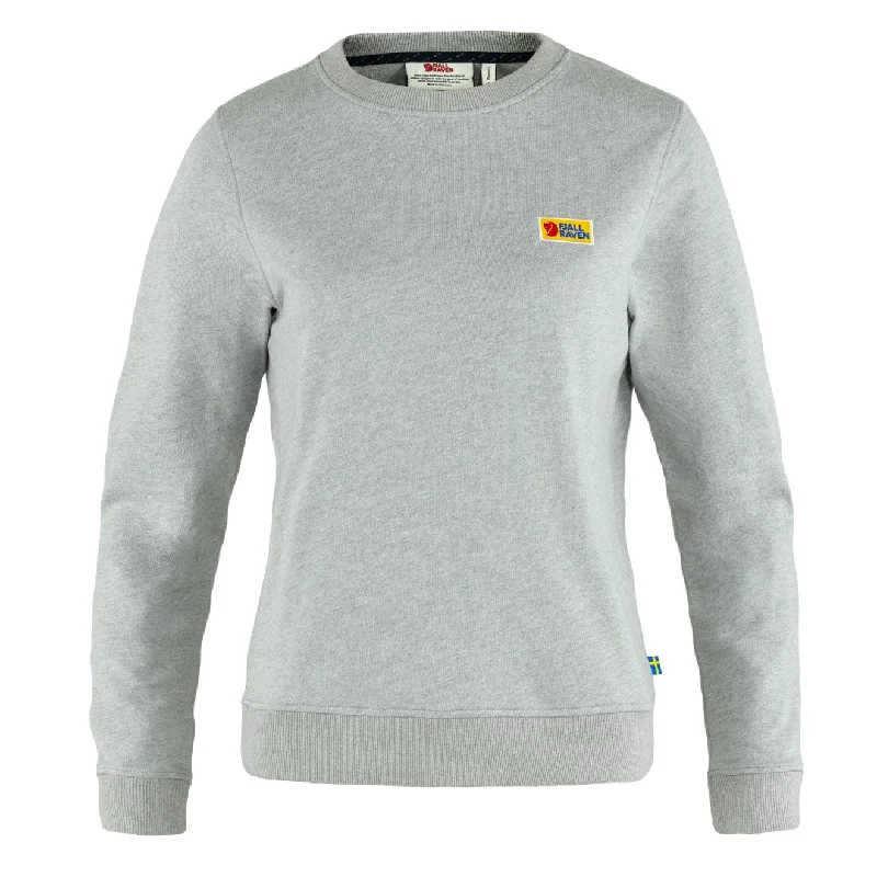 Women's Charming Outfit For Events Fjallraven Womens Vardag Sweater Grey Melange