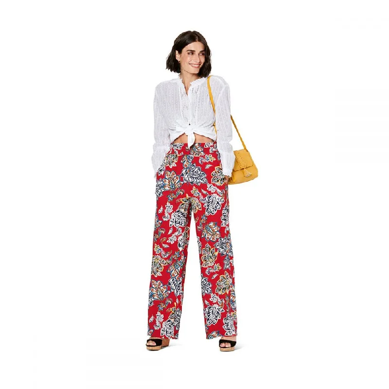 Chic Clothing For Women Burda Trousers 6229