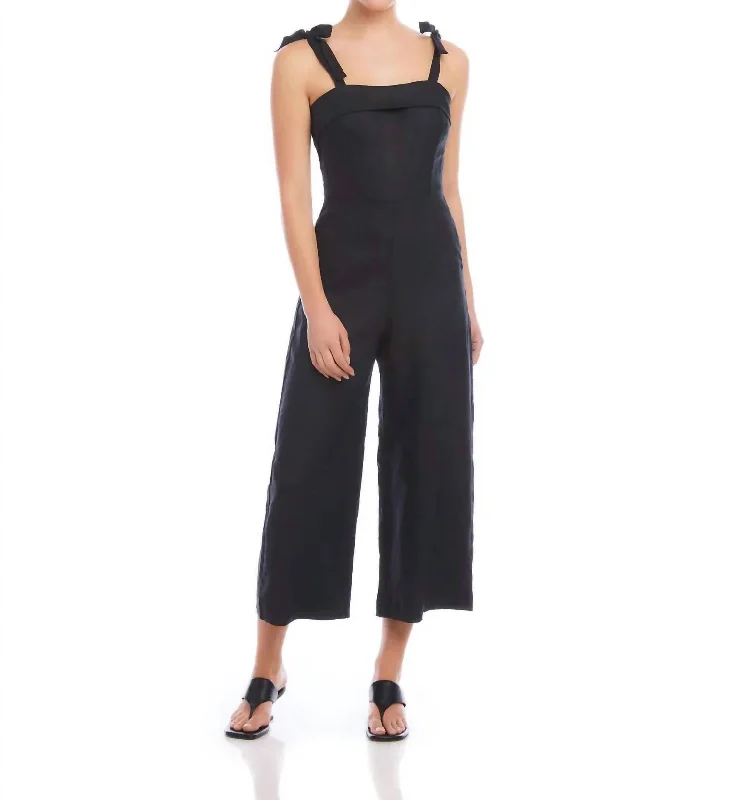 Women's Luxury Garments Paloma Jumpsuit In Black