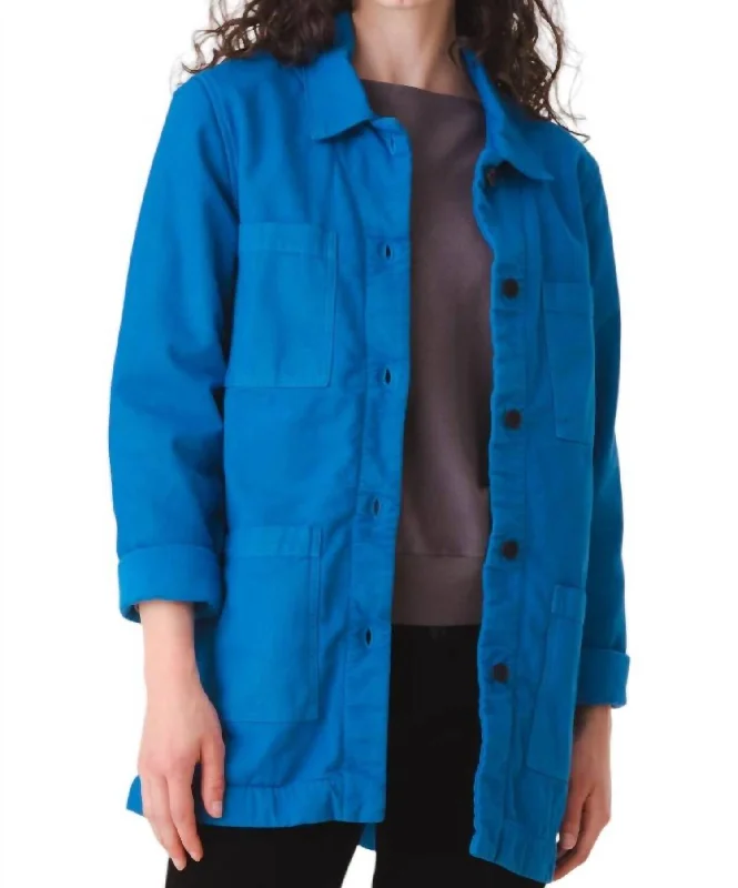 New Arrival Discounts Winter Chore Coat In French Blue