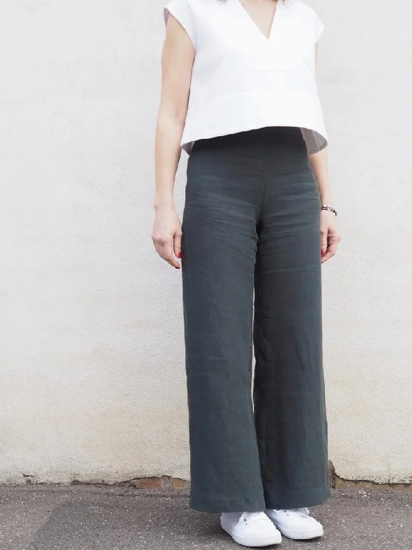 High-End Women's Apparel Tessuti Fabrics Chiara Pants