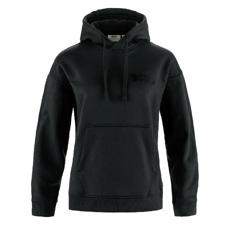 Women's Trendy Outfit Fjallraven Womens Classic Hoodie Black