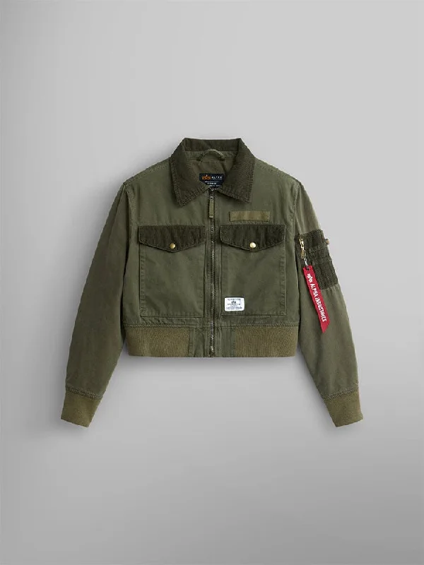 Women's Elegant Apparel CROPPED BOMBER JACKET W