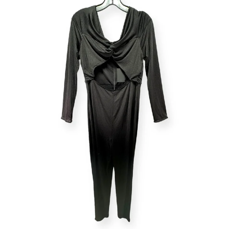 Women Fashion Black Jumpsuit Designer NBD