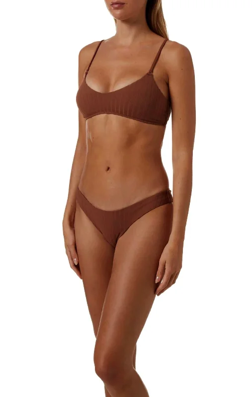 Women's Charming Outfit For Events Vienna Bikini In Coco Ribbed