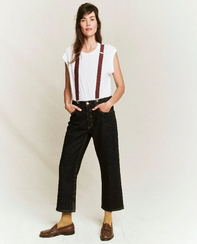 Sustainable Fashion Clothing For Women The Wayne Jean. -- Midnight Rinse
