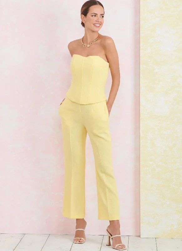 Affordable Women's Clothing Simplicity Corsets, Trousers & Skirt S9927