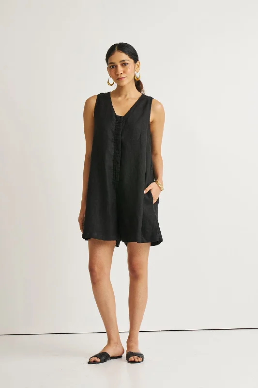 Designer Women's Fashion Online Romp and Play Romper in Black