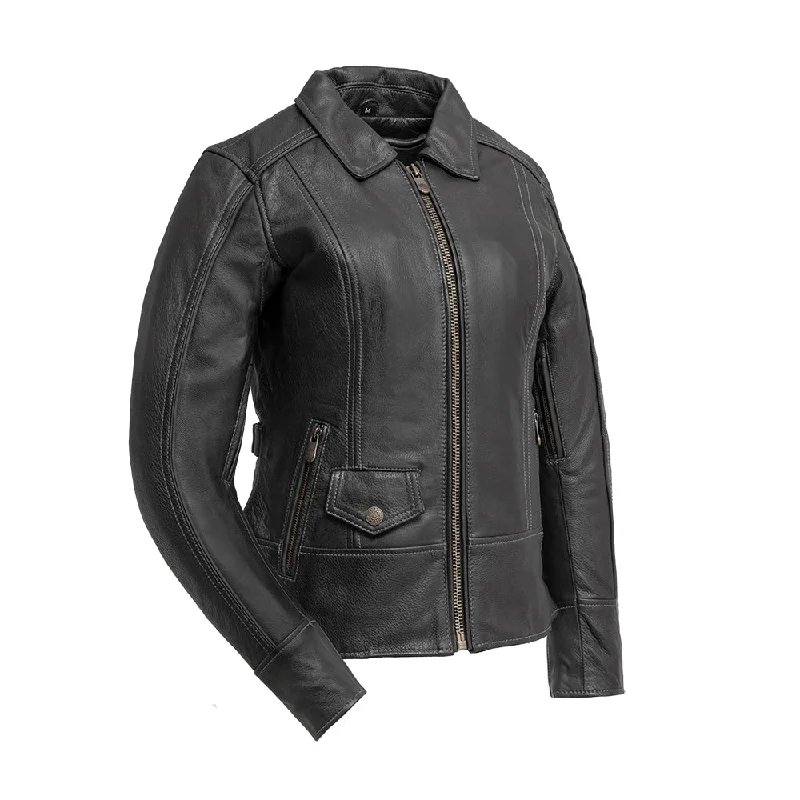 Women's Travel Apparel Free Spirit - Women's Motorcycle Leather Jacket