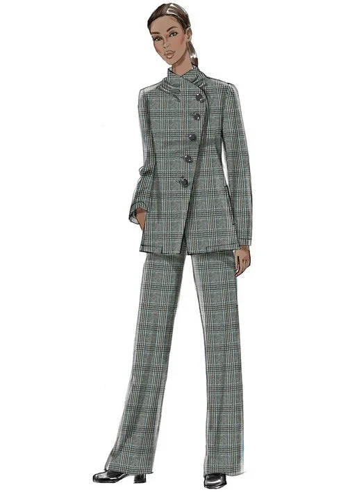 Women Clothing Vogue Jacket and Trousers V9274