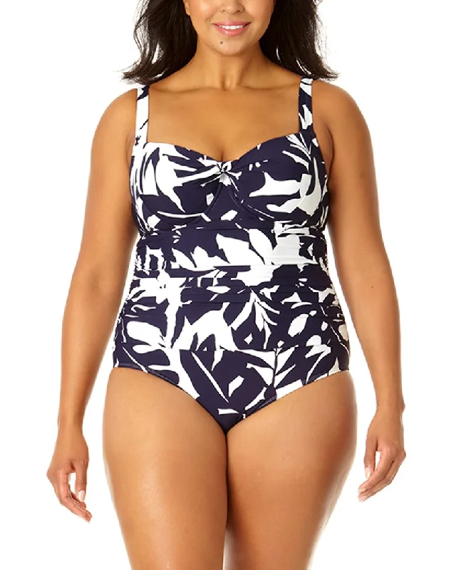 Sustainable Women's Clothing Anne Cole Retro Twist One-Piece