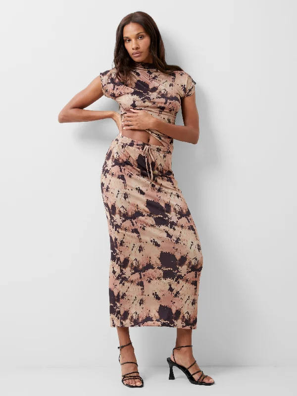 Women's Comfy Attire For Lounging Riya Ava Midi Skirt
