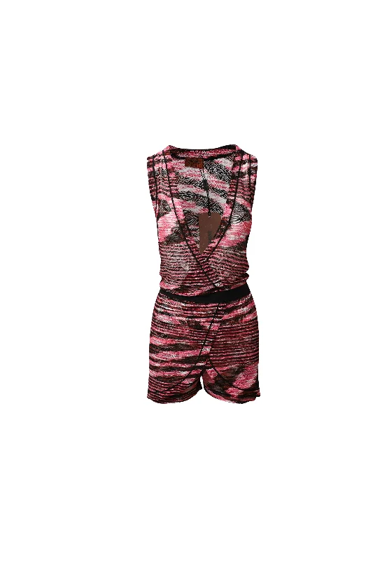 Women's Weekend Outfit Missoni Mare Plymouth Playsuit in Multicolor Viscose